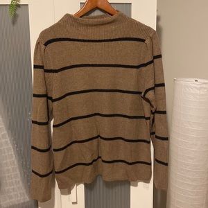 NWT! REITMANS Brown and black stripe sweater